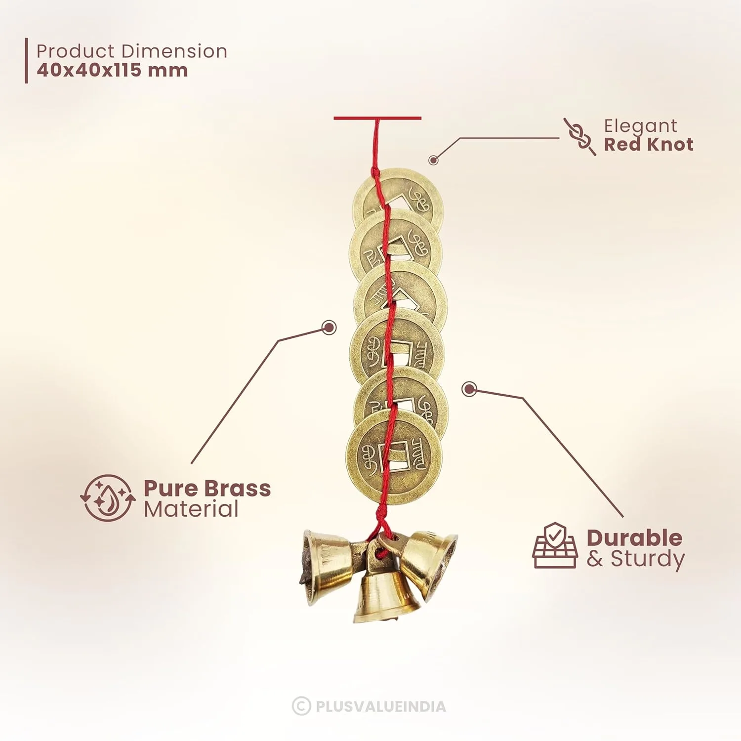 feng shui bells coins 3