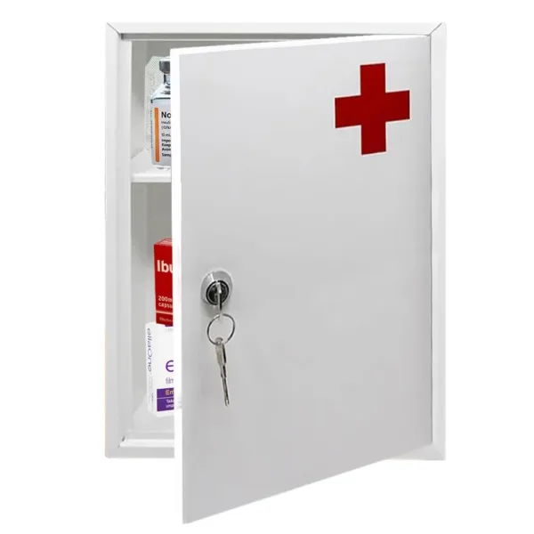 first aid cabinet lockable 1