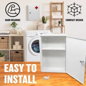 first aid cabinet lockable 4
