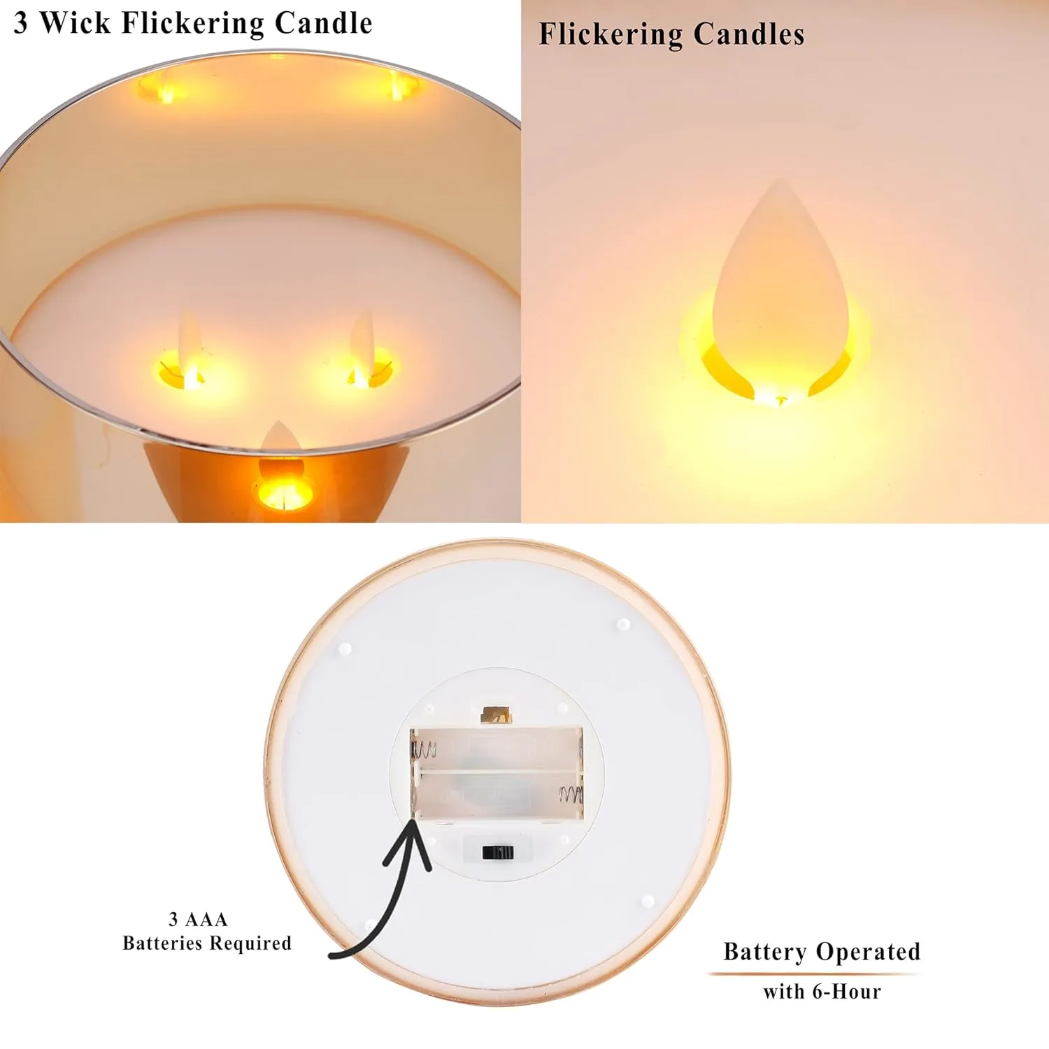 flameless candle wicks battery 3