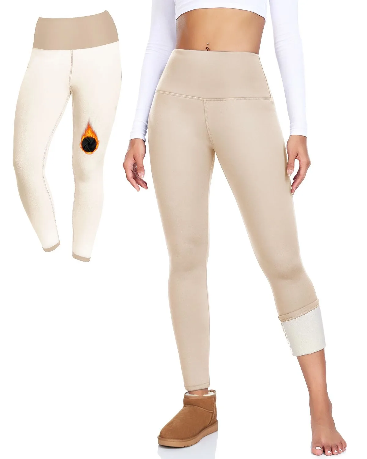 fleece lined leggings 1