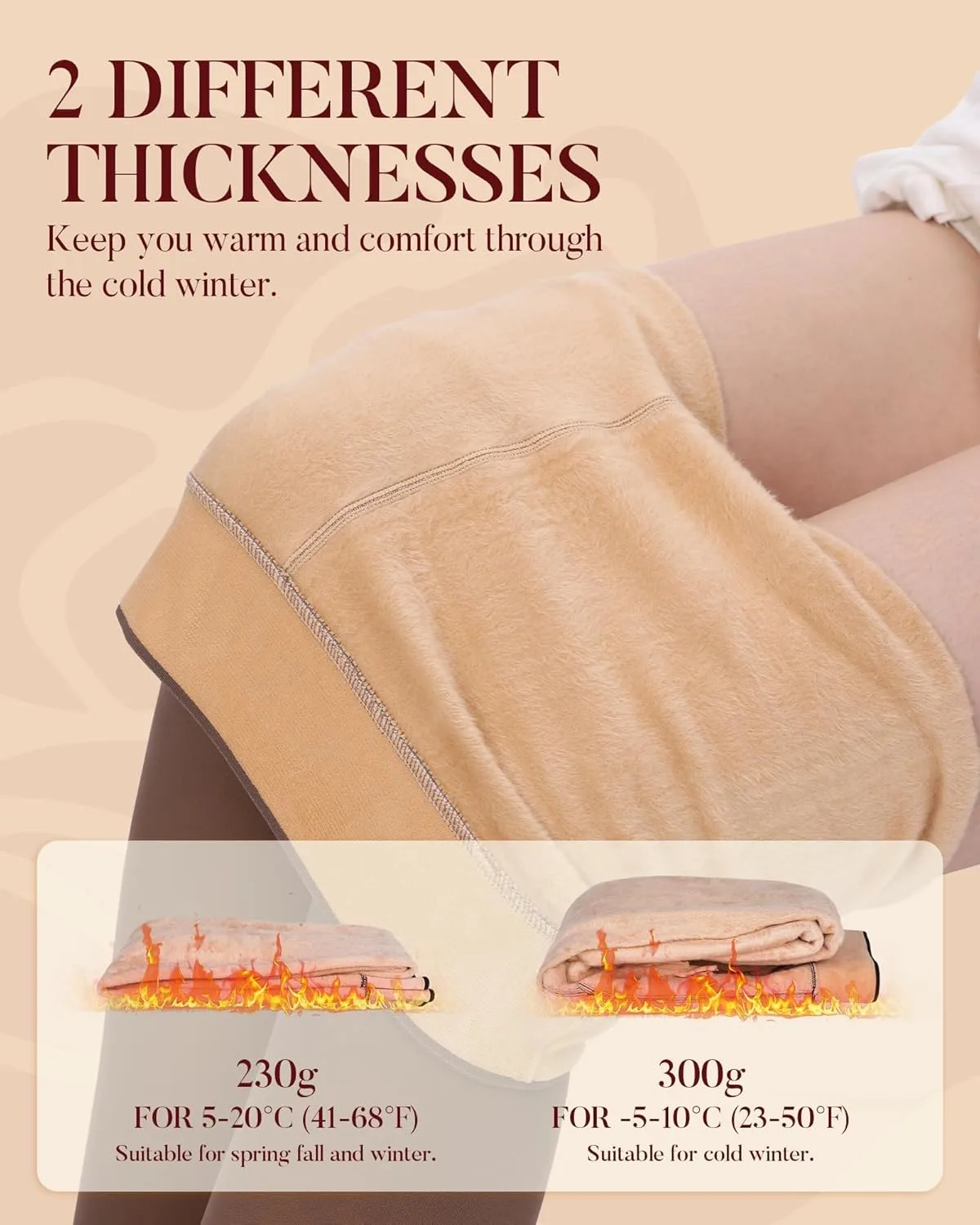 fleece lined tights 2