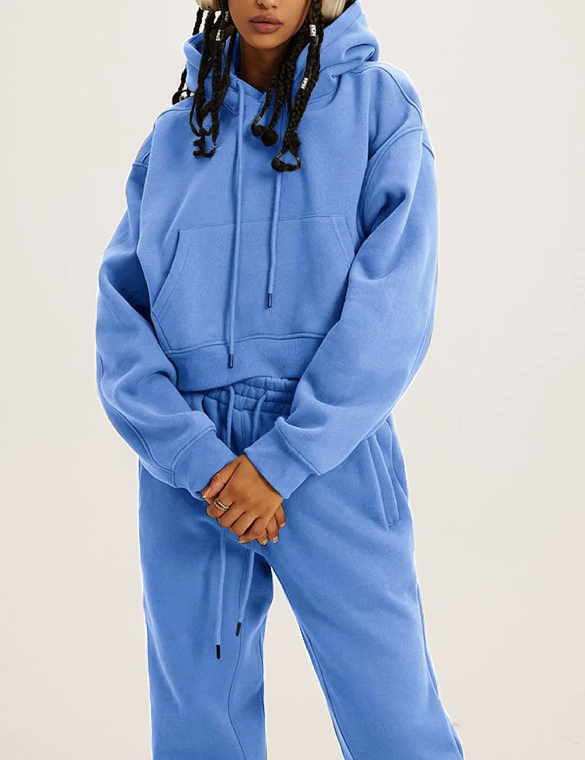 fleece sweatsuit set 5