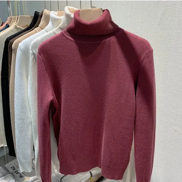 fleece turtleneck sweater 3