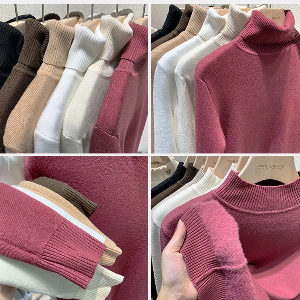 fleece turtleneck sweater 5