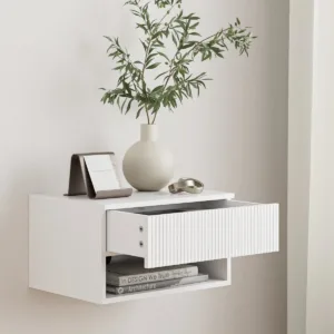 floating nightstand small modern 3