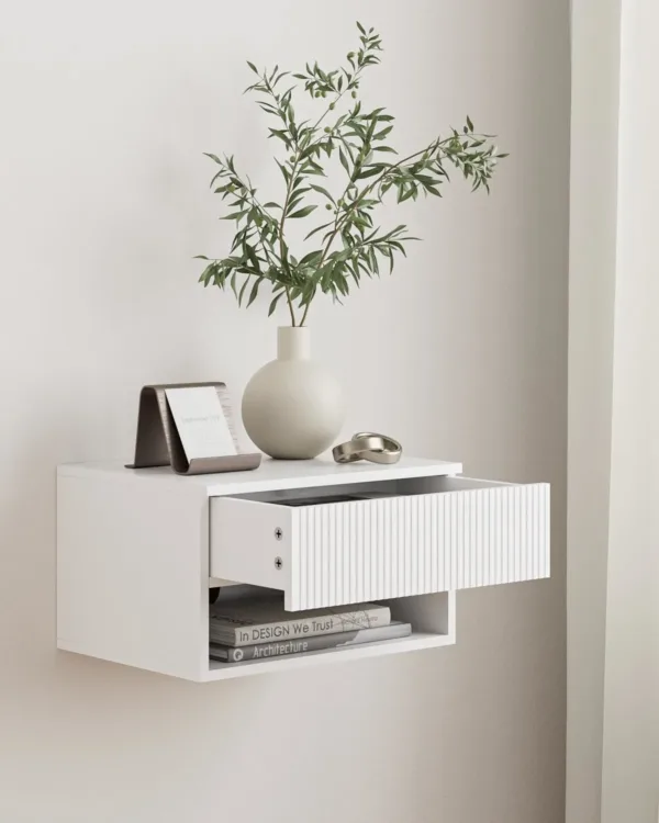 floating nightstand small modern 3