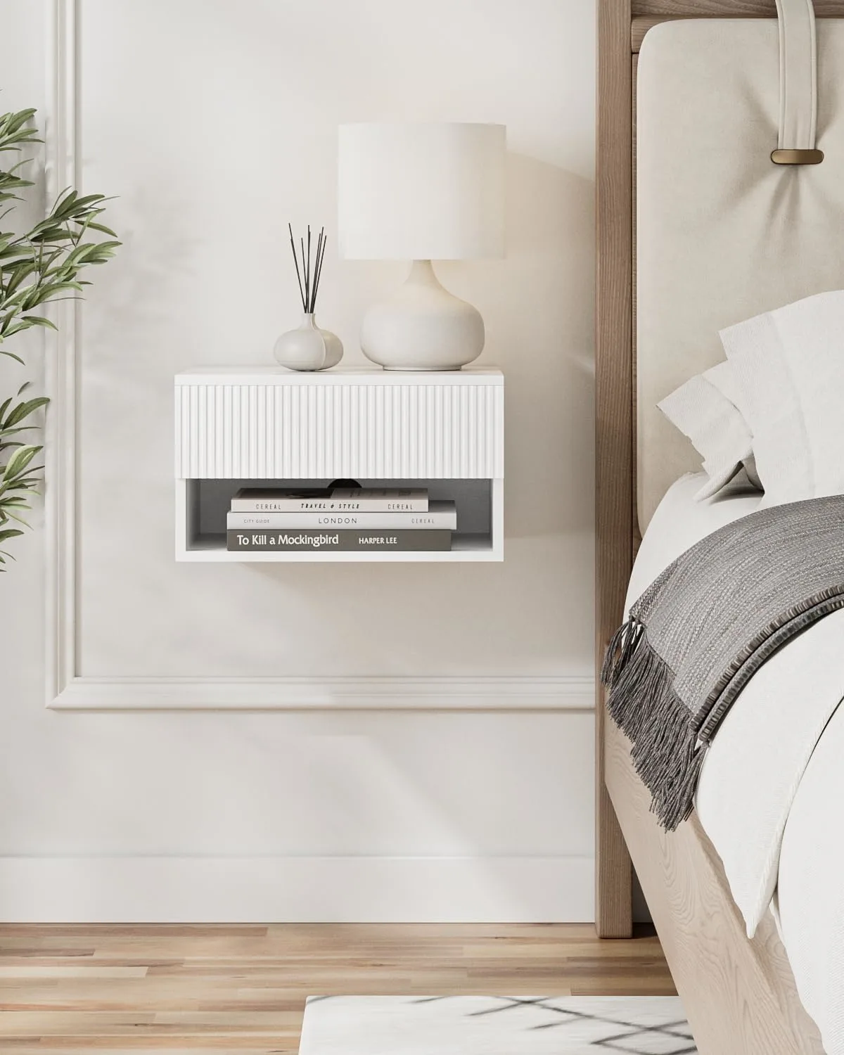 floating nightstand small modern 4