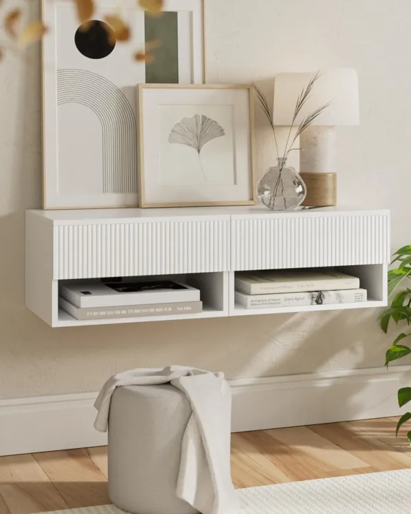 floating nightstand small modern 7