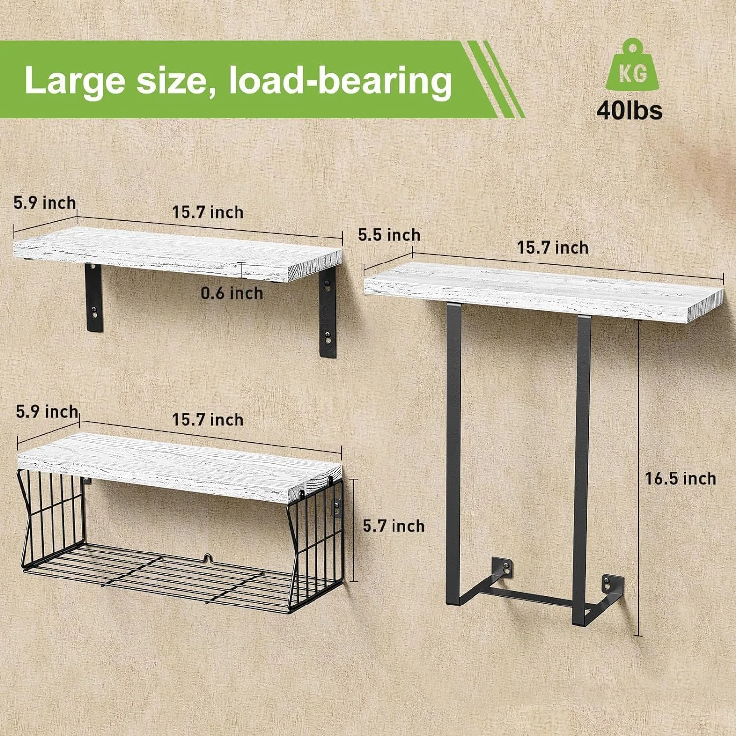 floating shelves towel rack 3