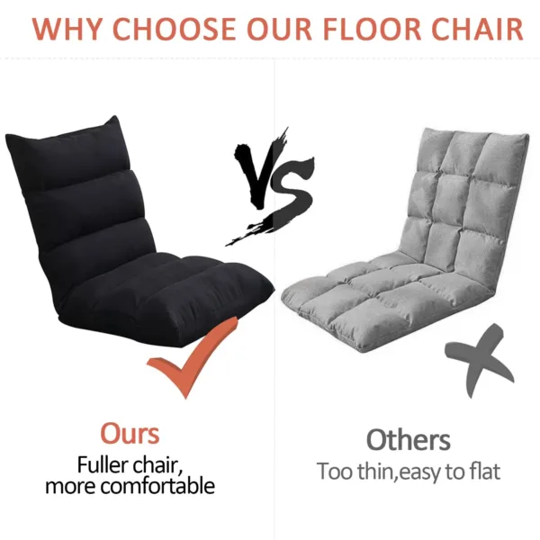 floor chair foldable lazy 3