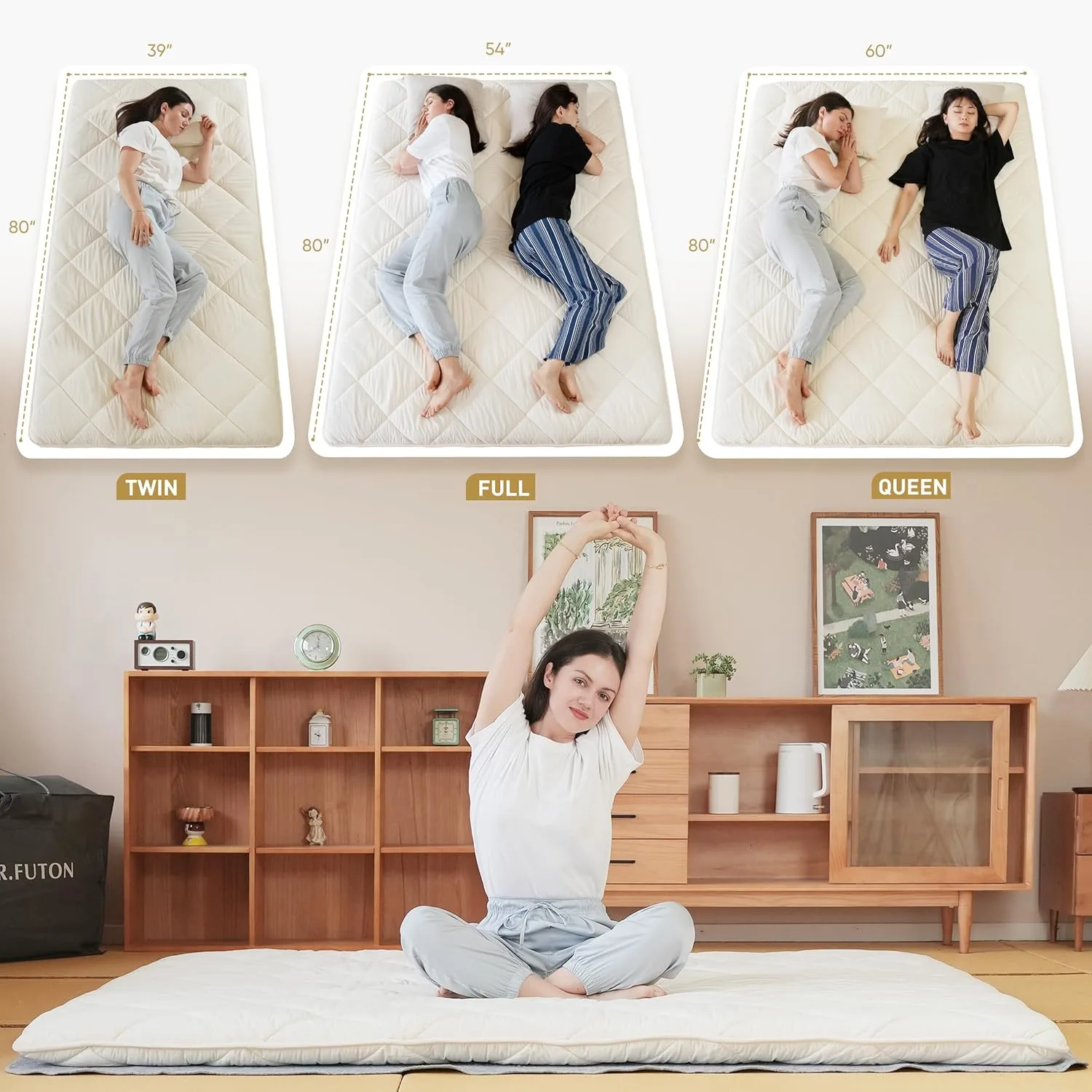 floor futon mattress 3