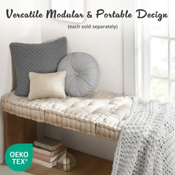 floor pillow chenille tufted 6