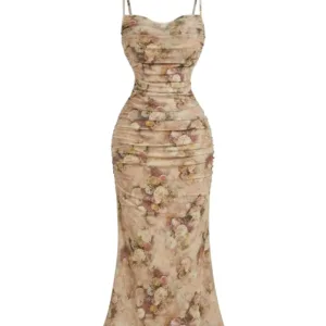 floral fishtail dress 4