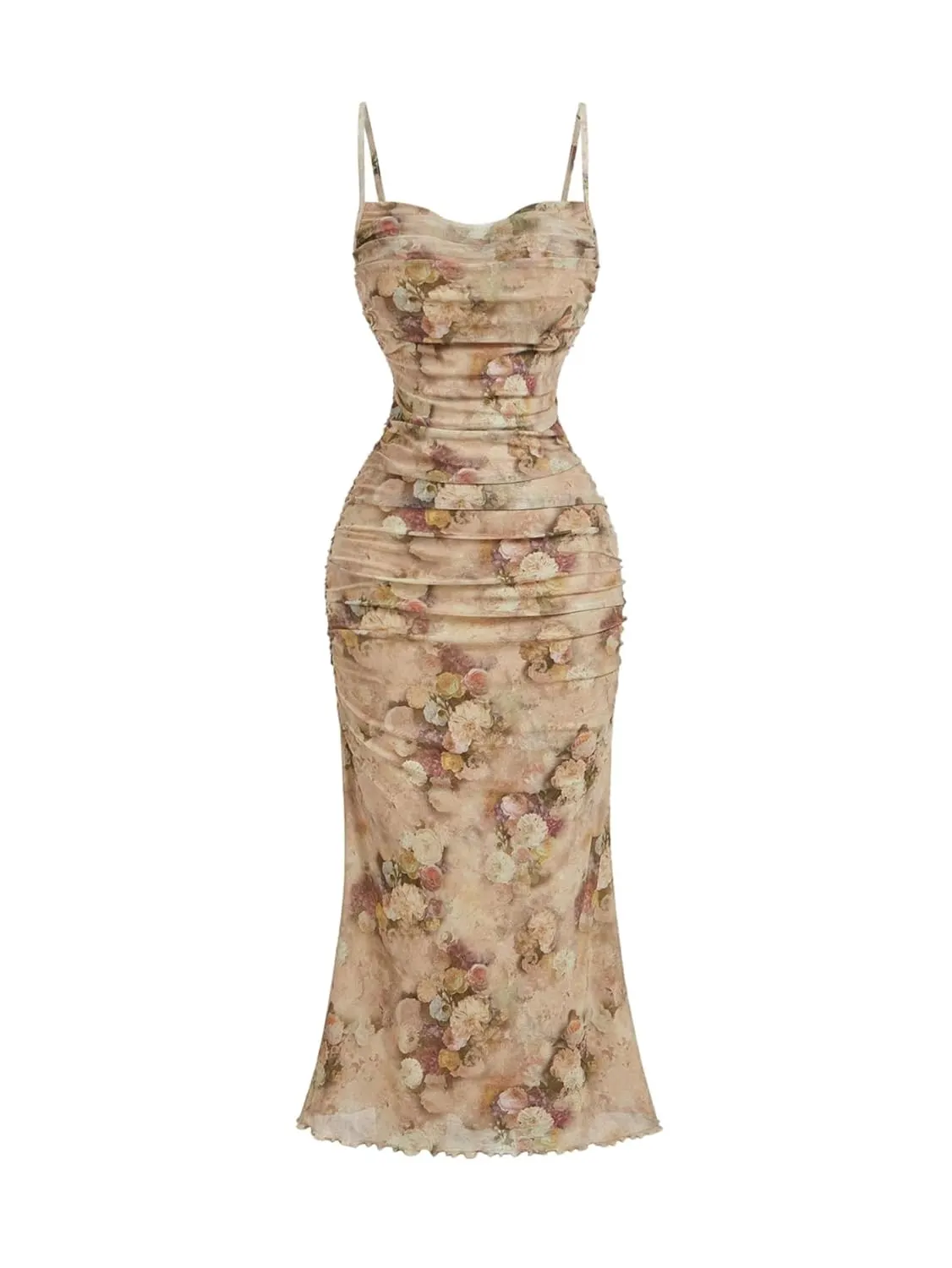 floral fishtail dress 4