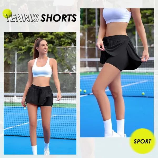 flowy athletic skirt shorts 3