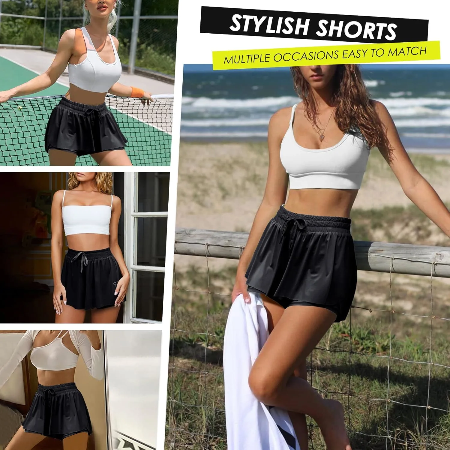 flowy athletic skirt shorts 5