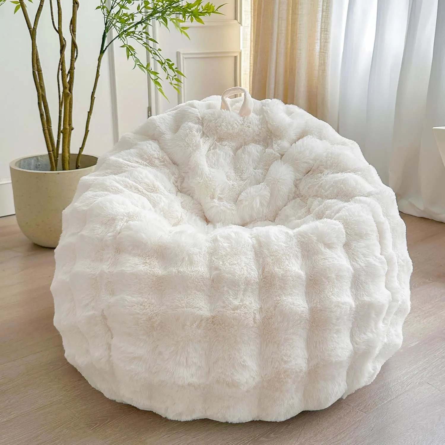 fluffy bean bag 1