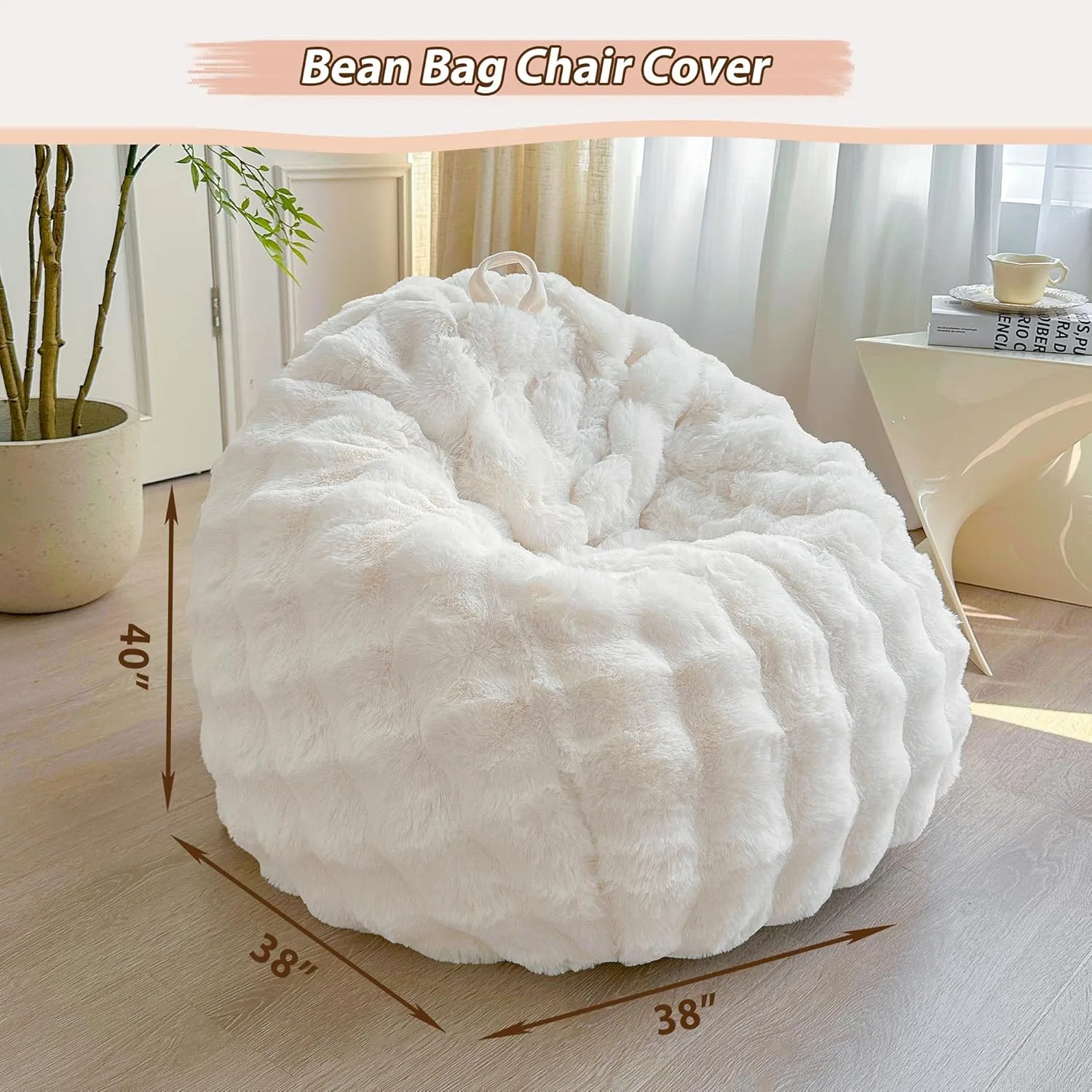 fluffy bean bag 2