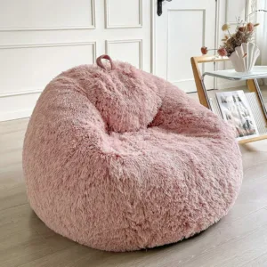 fluffy bean bag cover 1