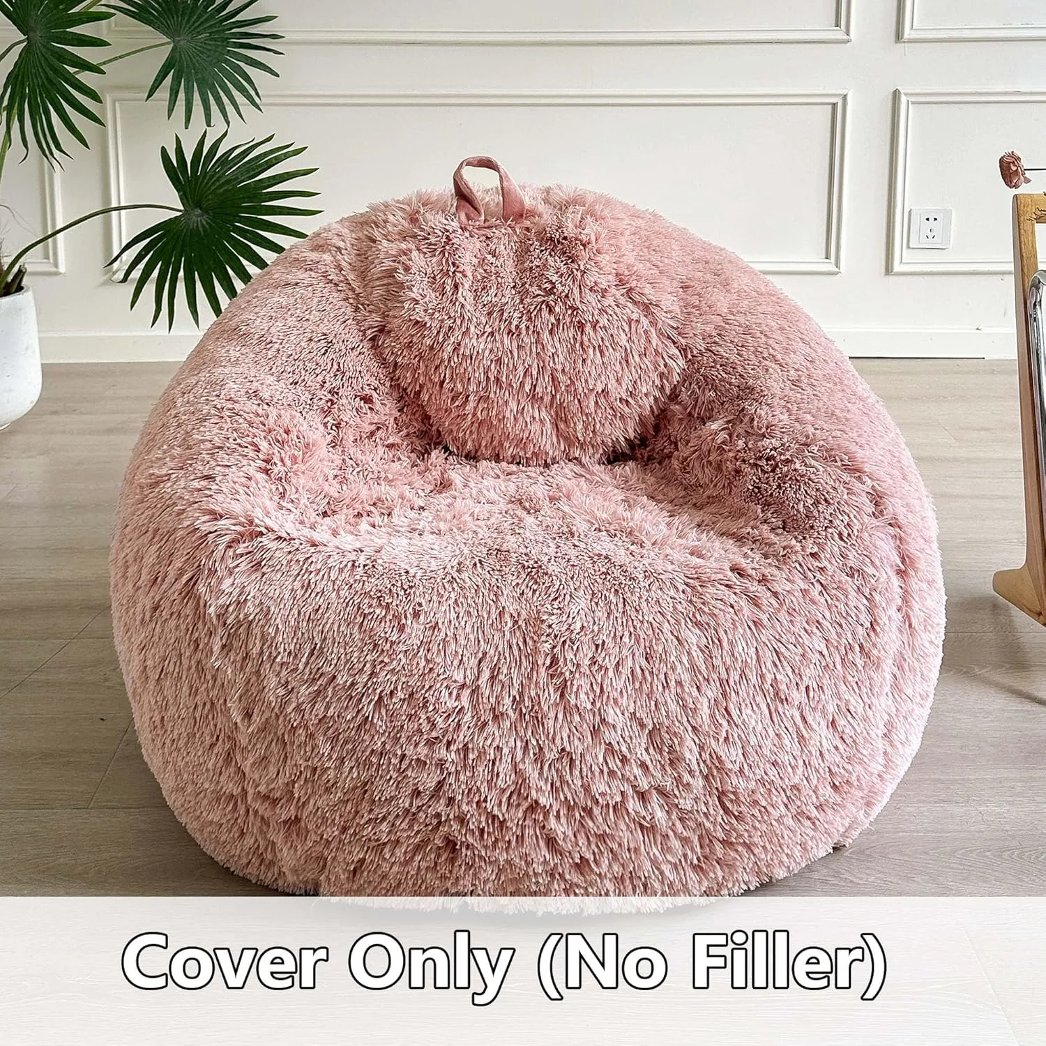 fluffy bean bag cover 3