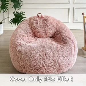 fluffy bean bag cover 3