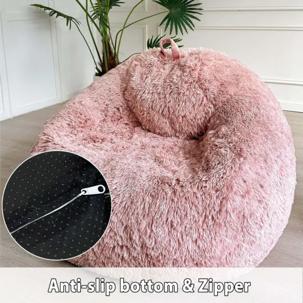 fluffy bean bag cover 5