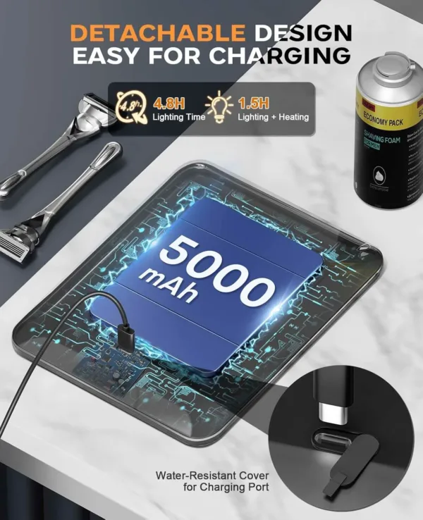 fogless shower mirror 6