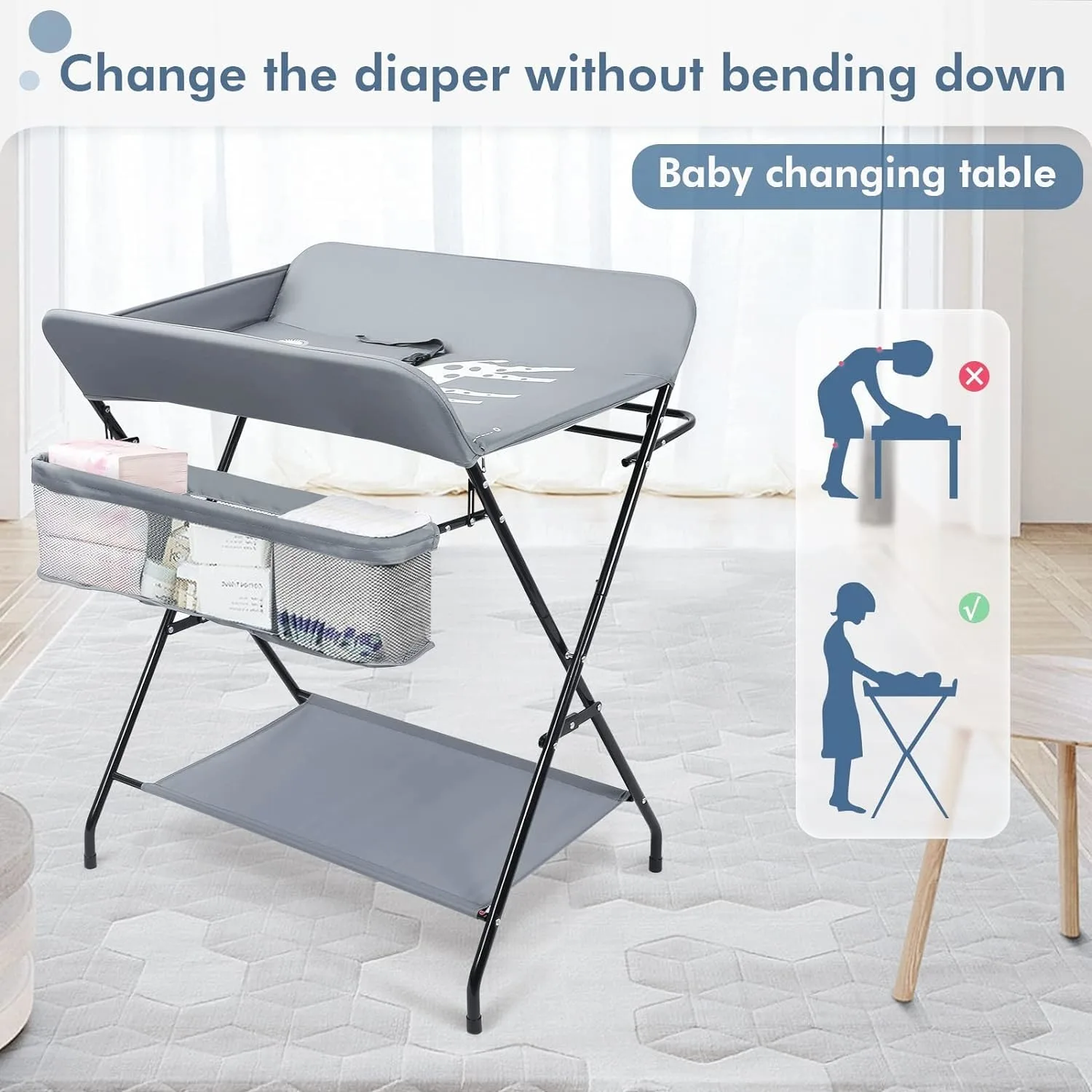 foldable baby changing table 4