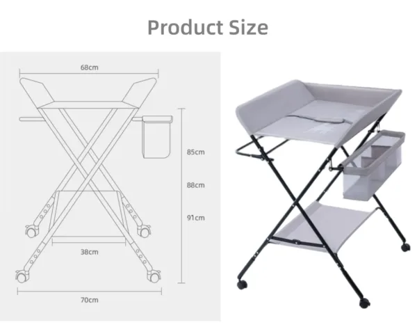 foldable baby changing table 5