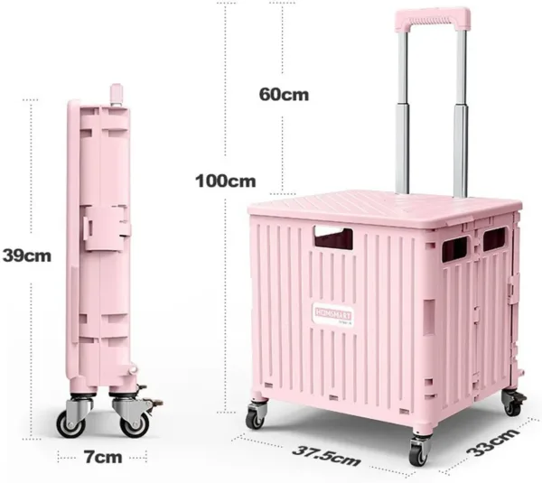 foldable rolling cart 2