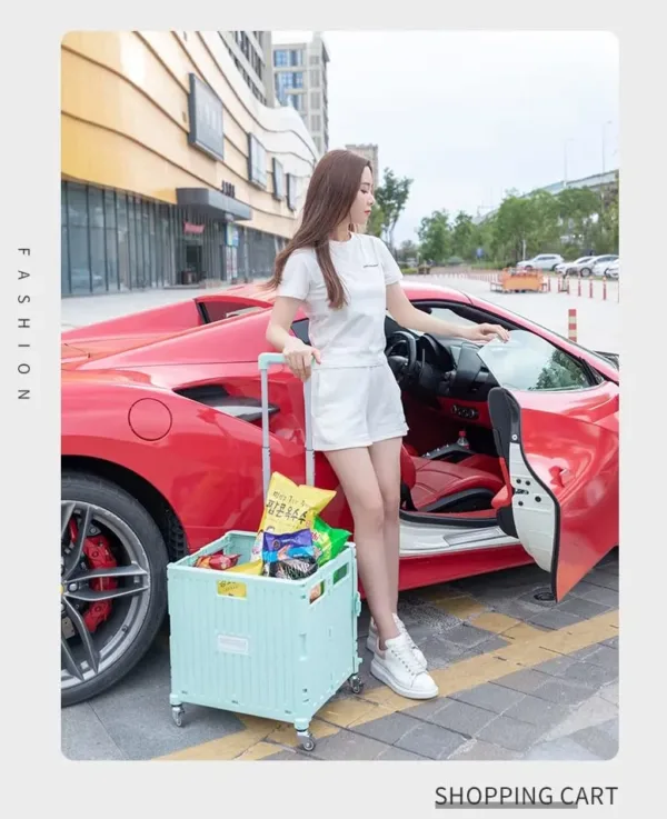 foldable rolling cart 7