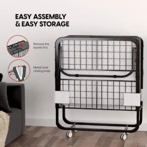 folding bed memory foam 3