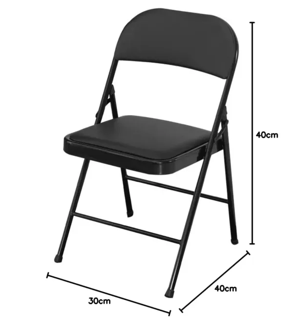 folding chair padded seat 2