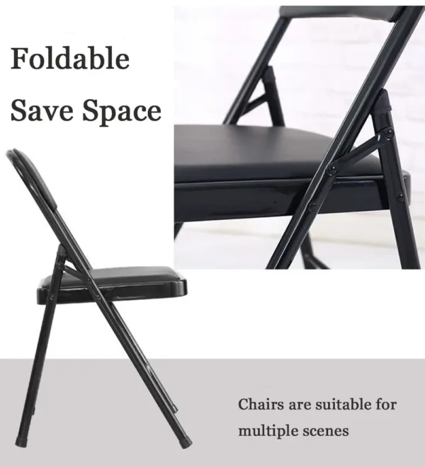 folding chair padded seat 3