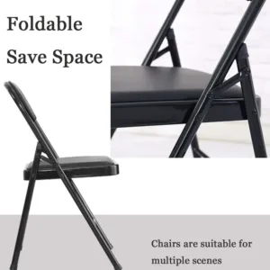 folding chair padded seat 3