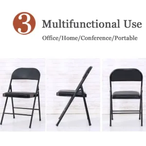 folding chair padded seat 6