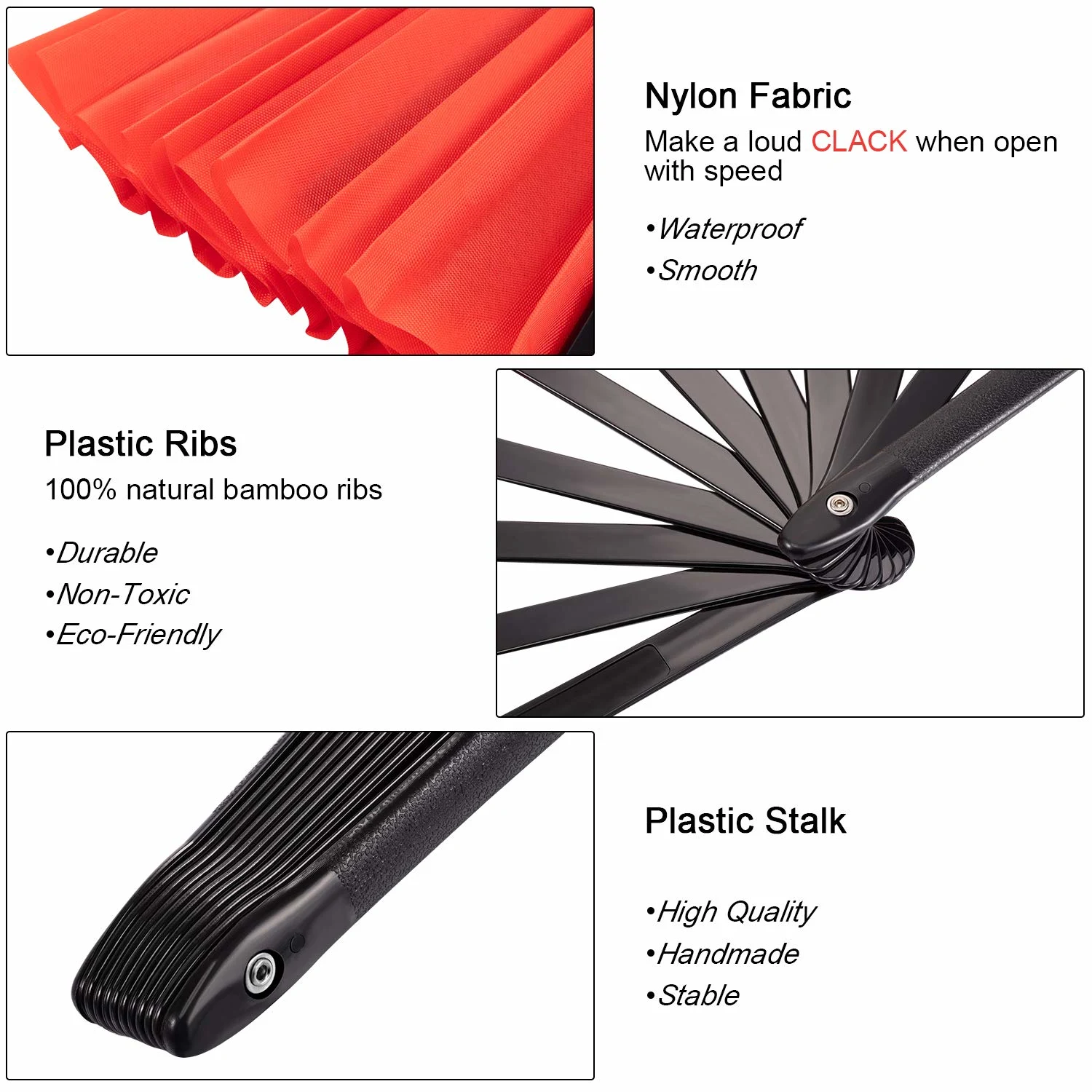 folding silk hand fan 4