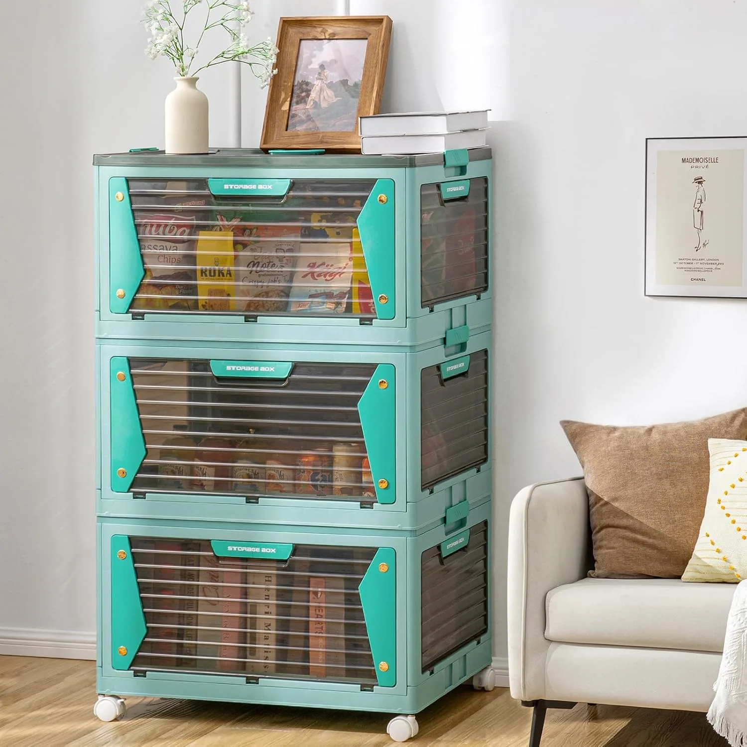 folding storage boxes 1