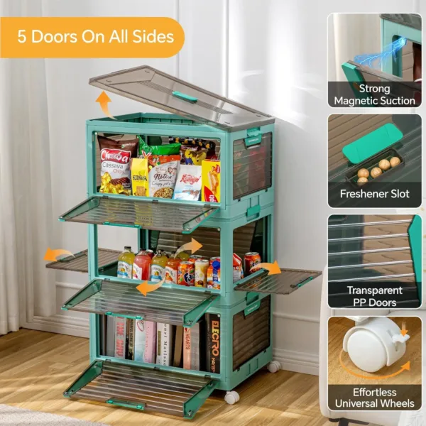 folding storage boxes 4