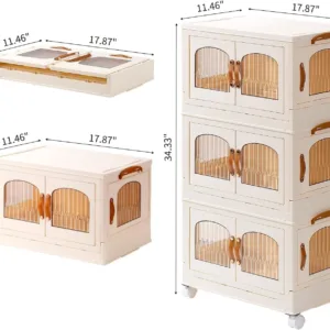 folding storage cabinet 2
