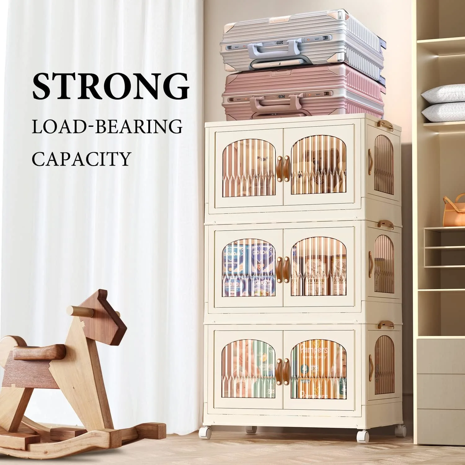 folding storage cabinet 6