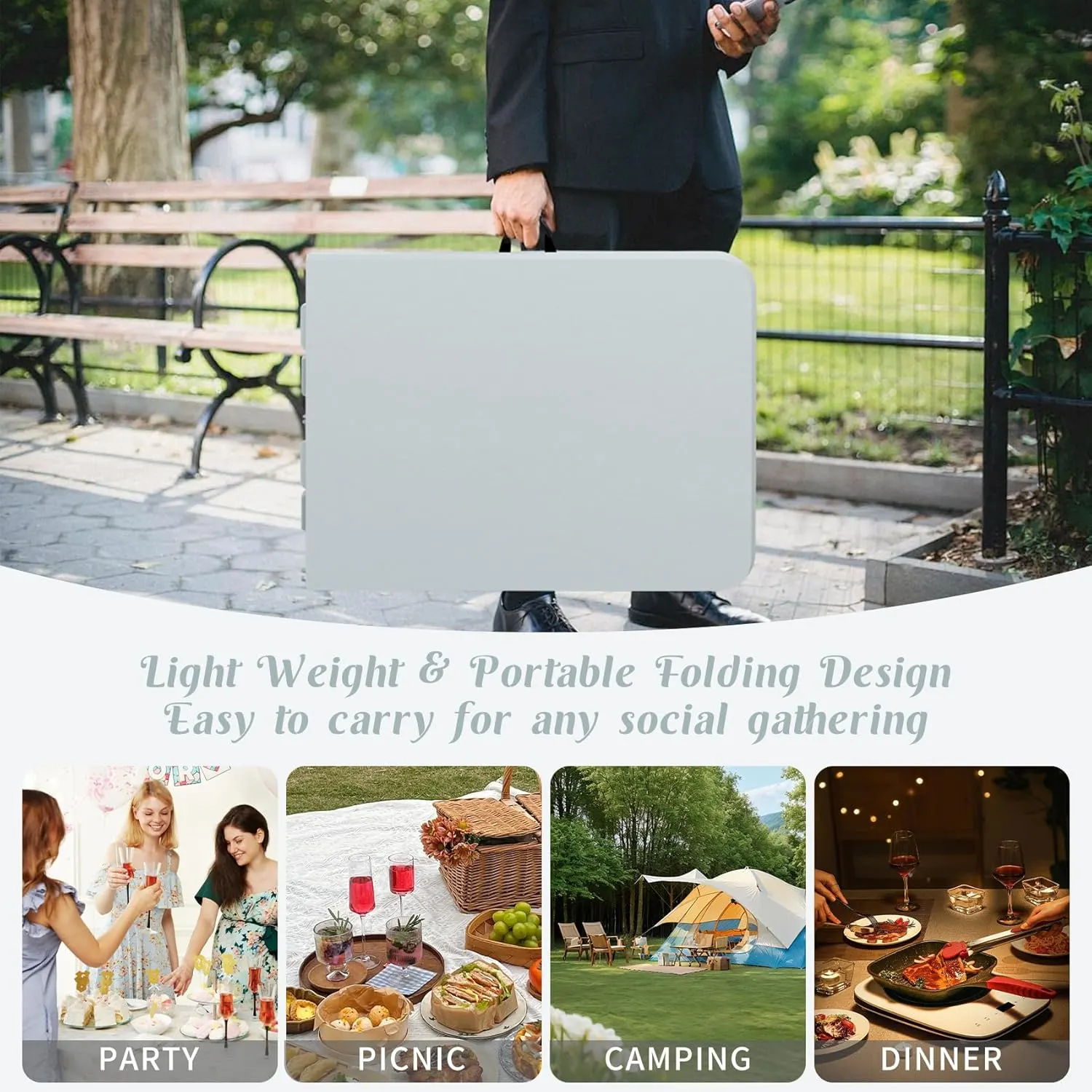 folding table pack 4