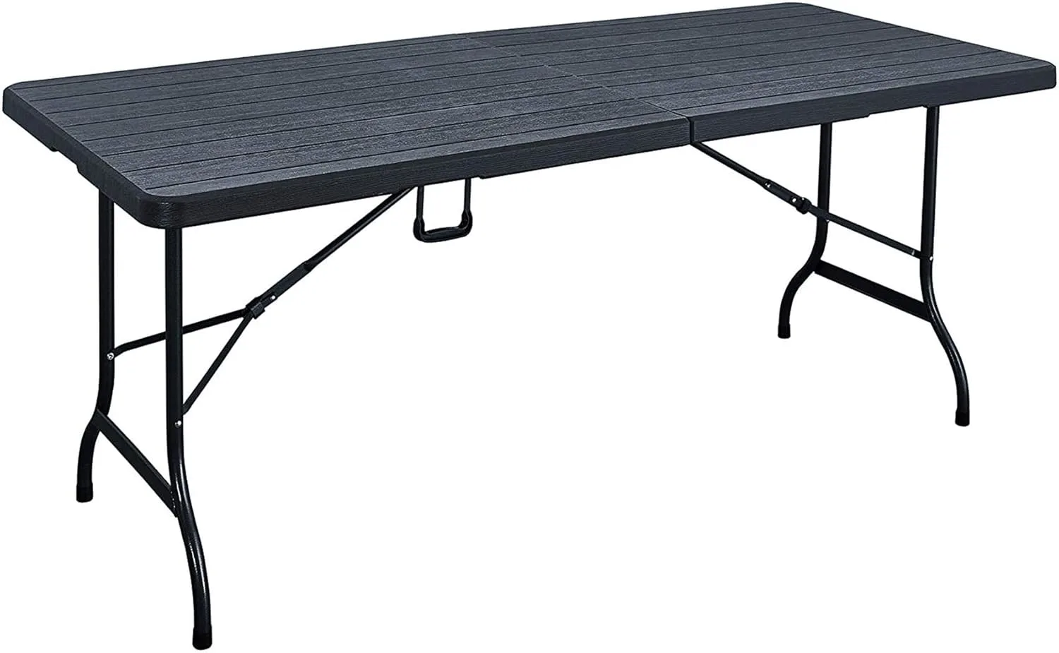 folding table plastic wood 1