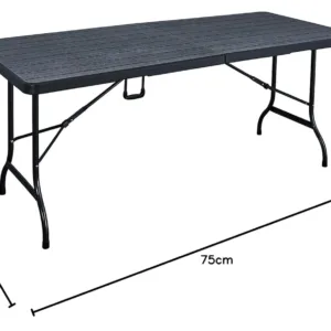 folding table plastic wood 2