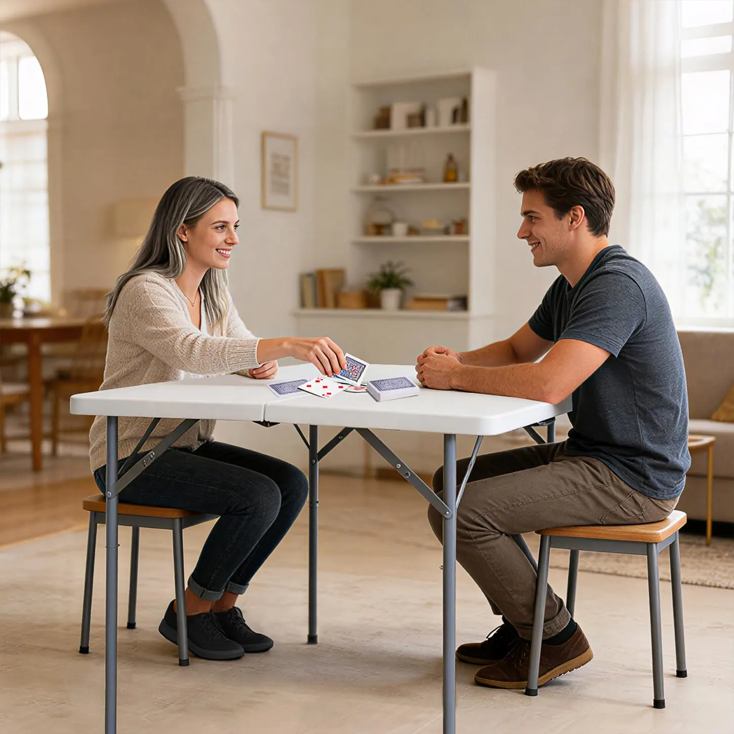 folding table square 2