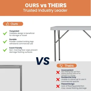 folding table square 4