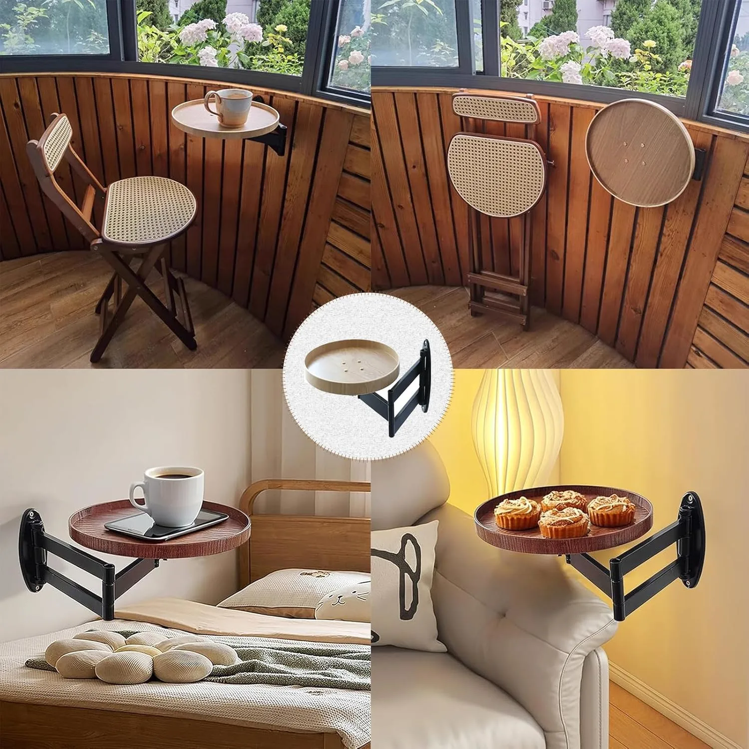 folding table wall round 7