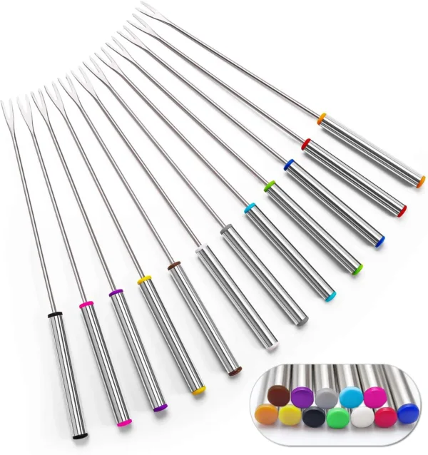fondue forks stainless steel 1