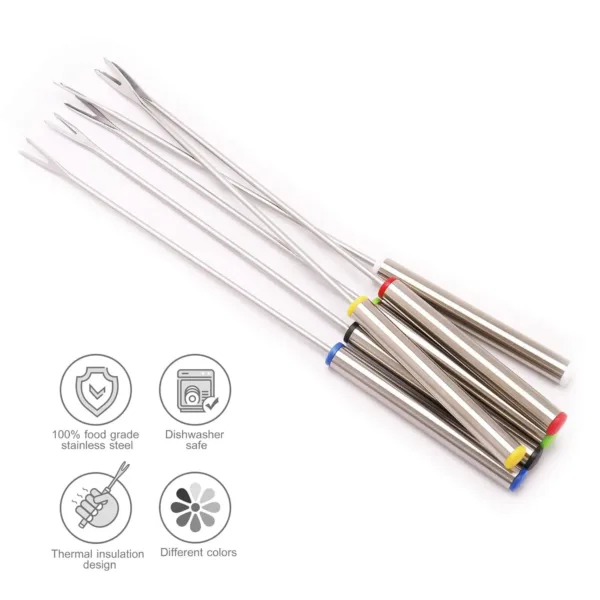 fondue forks stainless steel 2
